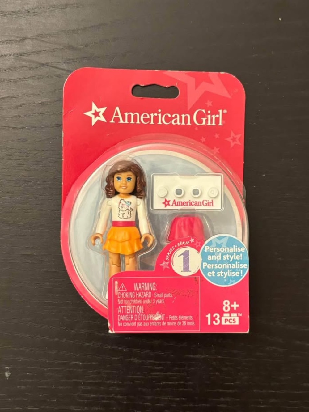 American Girl Mini Doll Blocks Figurine 2015 Series 1